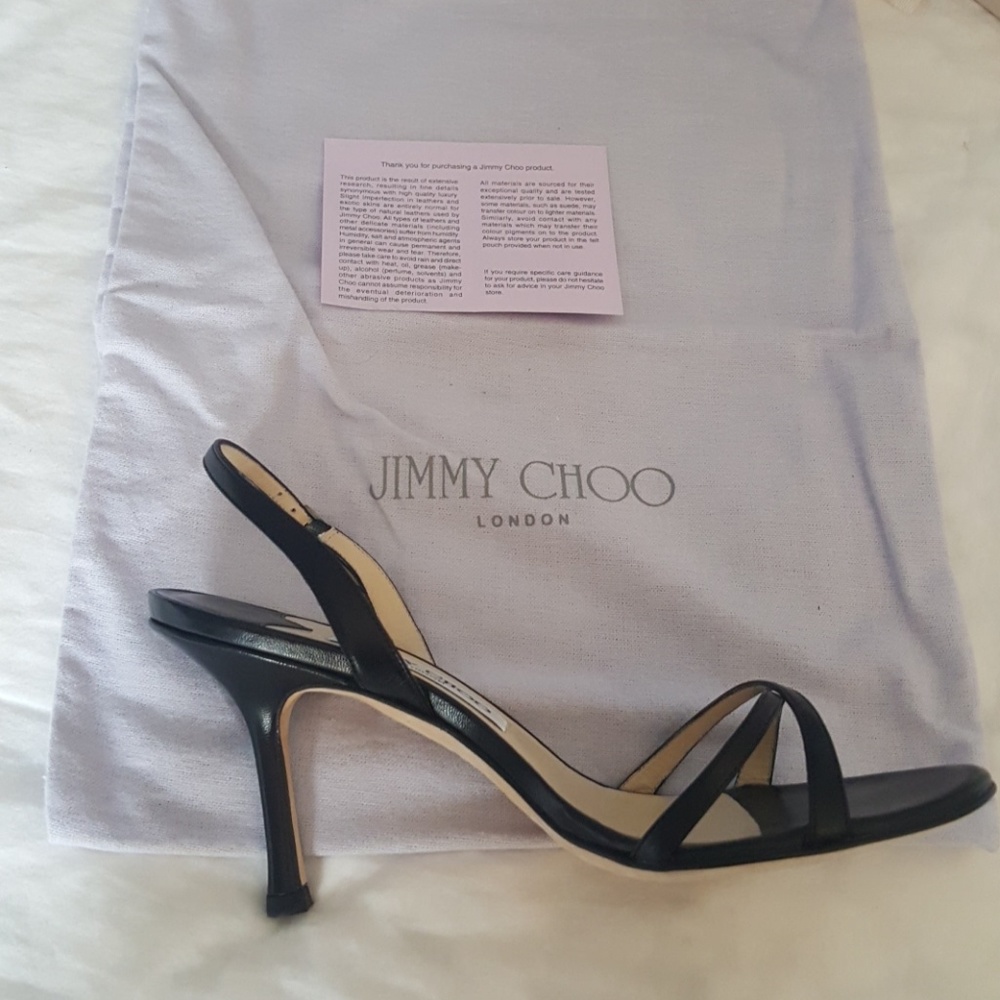 Jimmy Choo Leather Sandals - Picture 2 of 4